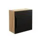Szafka łazienkowa LUXOR BLACK 83-35-1DQ 35x35cm dąb olejowany/czarna kwadratowa I sklep meblowy MIRAT. styl GLAMOUR kolekcja LUXOR