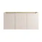 Szafka pod umywalkę LUXOR BEIGE 82-120-3D 120cm dąb olejowany/beżowa z frontami 3D I sklep meblowy MIRAT. styl GLAMOUR kolekcja LUXOR
