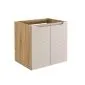 Szafka pod umywalkę LUXOR BEIGE 82-60-2D 60cm dąb olejowany/beżowa designerska I sklep meblowy MIRAT. styl GLAMOUR