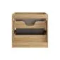 Szafka pod umywalkę LUXOR BEIGE 82-70-2S 70cm dąb olejowany/beżowa fronty 3D I sklep meblowy MIRAT. styl GLAMOUR kolekcja LUXOR