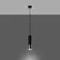 Lampa wisząca LOOPEZ 1 czarny/chrom | sklep MIRAT kolekcja loopez