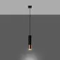 Lampa wisząca LOOPEZ 1 czarny/miedź | sklep MIRAT kolekcja loopez
