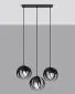 Lampa wisząca TULOS 3L czarna | sklep MIRAT kolekcja tulos