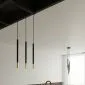 Lampa wisząca MOZAICA 1 czarny/złoto | sklep MIRAT kolekcja mozaica