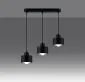 Lampa wisząca SAVAR 3 czarna | sklep MIRAT kolekcja savar