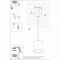 Lampa wisząca ORBIS 1 czarny | sklep MIRAT  kolekcja orbis