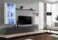 Meblościanka SWITCH XII na wysoki połysk z podświetleniem | MIRAT. w stylu kolekcja SWITCH