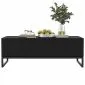 Stolik kawowy TAL 3D 110x54cm czarny mat w stylu loft I sklep meblowy MIRAT. styl LOFT, RYFLOWANY kolekcja TAL