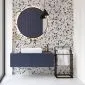 Wieszak na ręczniki SM-02 potrójny czarny do łazienki | MIRAT. styl LOFT