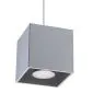 Lampa wisząca QUAD 1 szary | sklep MIRAT kolekcja quad