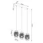 Lampa wisząca GIZUR 3L | sklep MIRAT  kolekcja gizur