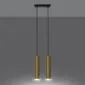 Lampa Wisząca LAGOS 2 złoty połysk | sklep MIRAT kolekcja lagos