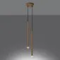 Lampa wisząca PASTELO 2 złota | sklep MIRAT kolekcja pastelo