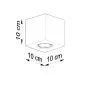 Plafon QUAD beton | sklep MIRAT kolekcja quad