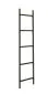 Wieszak na ręczniki KDM-05 czarny łazienkowy stojący drabinka | MIRAT. styl LOFT