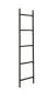 Wieszak na ręczniki KDM-06 czarny łazienkowy stojący drabinka | MIRAT. styl LOFT