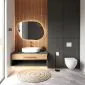 Stojak na papier RIKA czarny metalowy | MIRAT. w stylu LOFT kolekcja