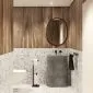 Stojak na papier REGARD PLUS czarny metalowy | MIRAT. w stylu LOFT kolekcja