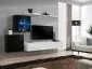 Meblościanka SWITCH XV wisząca z podświetleniem LED | MIRAT. w stylu kolekcja SWITCH