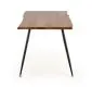 Stół LARSON 120x80 dąb naturalny na metalowych nogach | MIRAT. styl LOFT