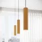 Lampa wisząca KARBON 2 złoty | sklep MIRAT kolekcja karbon