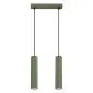 Lampa wisząca KARBON 2 zielona oliwka | sklep MIRAT kolekcja karbon