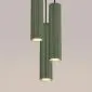 Lampa wisząca KARBON 3P zielona oliwka | sklep MIRAT kolekcja karbon