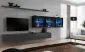 Meblościanka SWITCH XVII z podświetleniem na wysoki połysk | MIRAT. w stylu kolekcja SWITCH