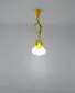 Lampa wisząca DIEGO 3 żółta | sklep MIRAT  kolekcja diego
