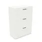 Komoda biurowa EASY SPACE CABINET 3D 80cm biała zamykana I sklep meblowy MIRAT.