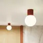 Plafon HALO ochra czerwona IP44 | sklep MIRAT kolekcja halo