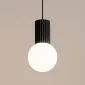 Lampa wisząca HALO 1 czarna | sklep MIRAT kolekcja halo