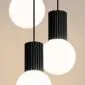 Lampa wisząca HALO 3P czarna | sklep MIRAT  kolekcja halo