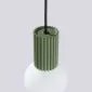 Lampa wisząca HALO 1 zielona oliwka | sklep MIRAT kolekcja halo