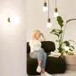 Lampa wisząca HALO 1 zielona oliwka | sklep MIRAT kolekcja halo