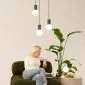 Lampa wisząca HALO 1 zielona oliwka | sklep MIRAT kolekcja halo