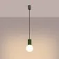 Lampa wisząca HALO 1 zielona oliwka | sklep MIRAT kolekcja halo