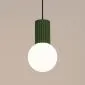 Lampa wisząca HALO 1 zielona oliwka | sklep MIRAT kolekcja halo