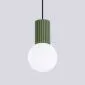 Lampa wisząca HALO 1 zielona oliwka | sklep MIRAT kolekcja halo