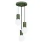 Lampa wisząca HALO 3P zielona oliwka | sklep MIRAT kolekcja halo