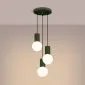 Lampa wisząca HALO 3P zielona oliwka | sklep MIRAT kolekcja halo
