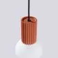 Lampa wisząca HALO 1 ochra czerwona | sklep MIRAT  kolekcja halo