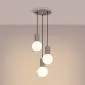 Lampa wisząca HALO 3P taupe | sklep MIRAT kolekcja halo