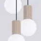 Lampa wisząca HALO 3P taupe | sklep MIRAT kolekcja halo