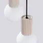 Lampa wisząca HALO 3P taupe | sklep MIRAT kolekcja halo