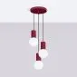 Lampa wisząca HALO 3P burgund | sklep MIRAT kolekcja halo