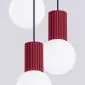 Lampa wisząca HALO 3P burgund | sklep MIRAT kolekcja halo