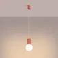 Lampa wisząca HALO 1 brzoskwiniowa | sklep MIRAT kolekcja halo
