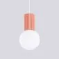 Lampa wisząca HALO 1 brzoskwiniowa | sklep MIRAT kolekcja halo