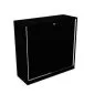 Szafka biurowa przesuwna EASY SPACE CABINET S 3-OH 120cm czarna zamykana I sklep meblowy MIRAT.